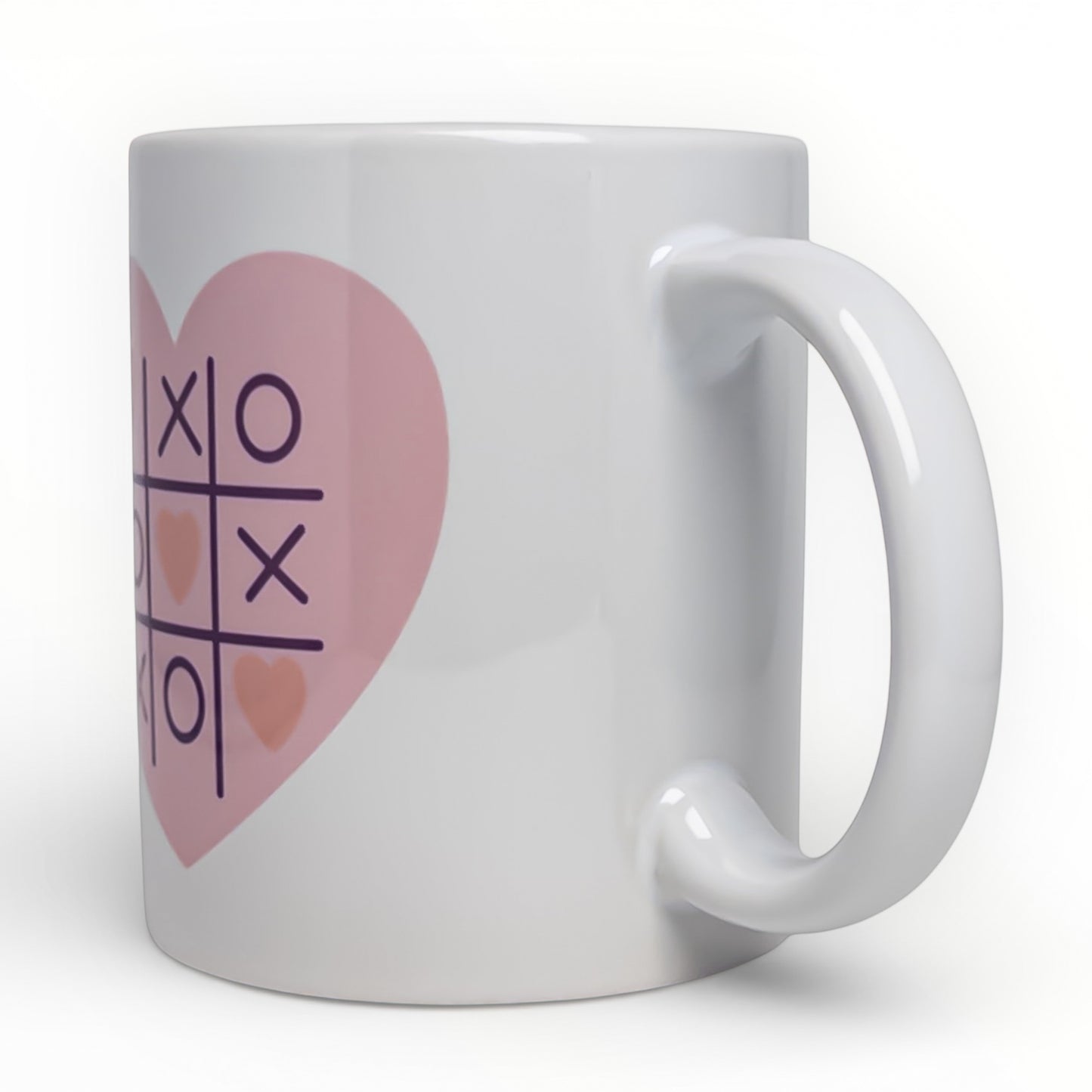 You Won My Heart Tic-Tac-Toe Ceramic Mug