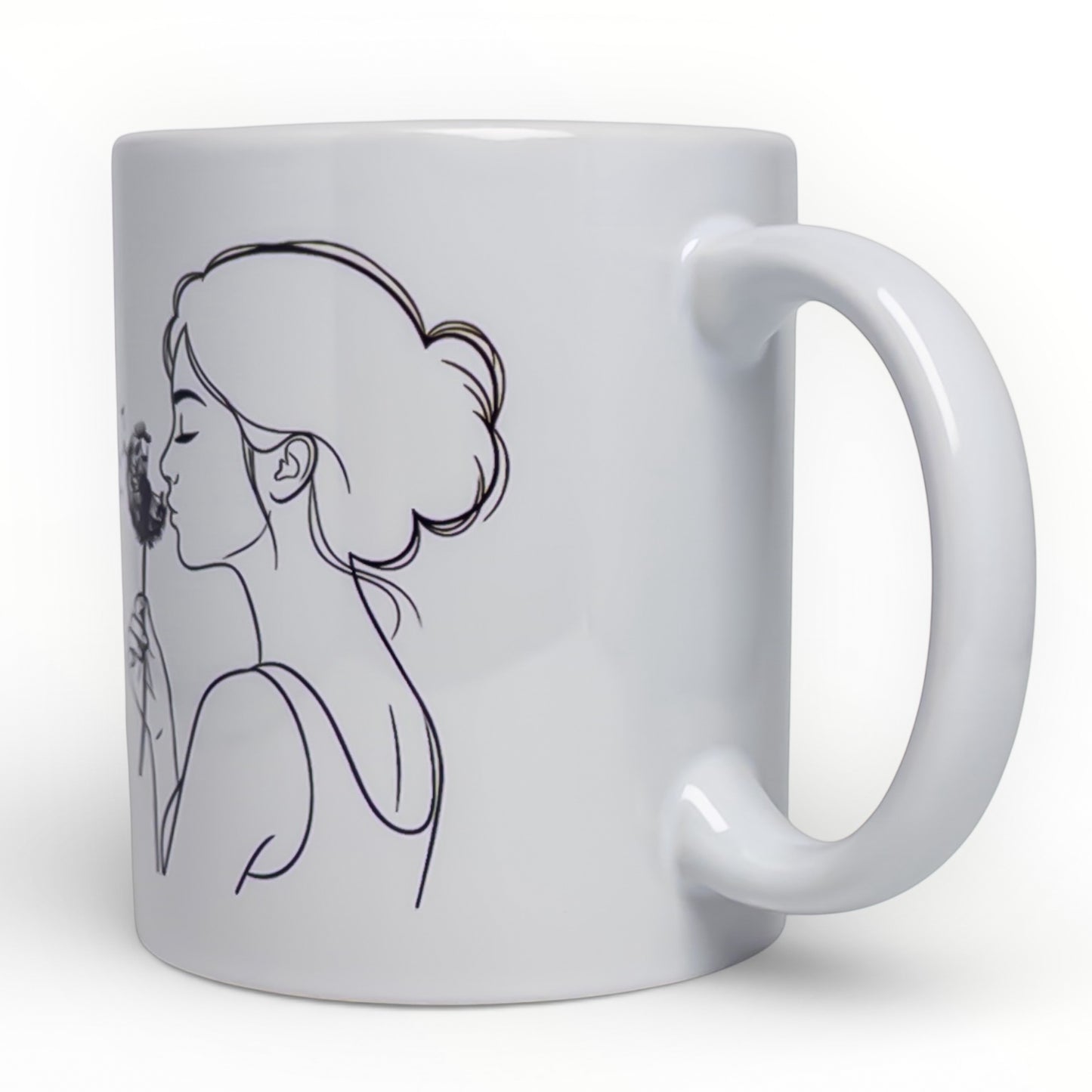 Personalized Dandelion Mug