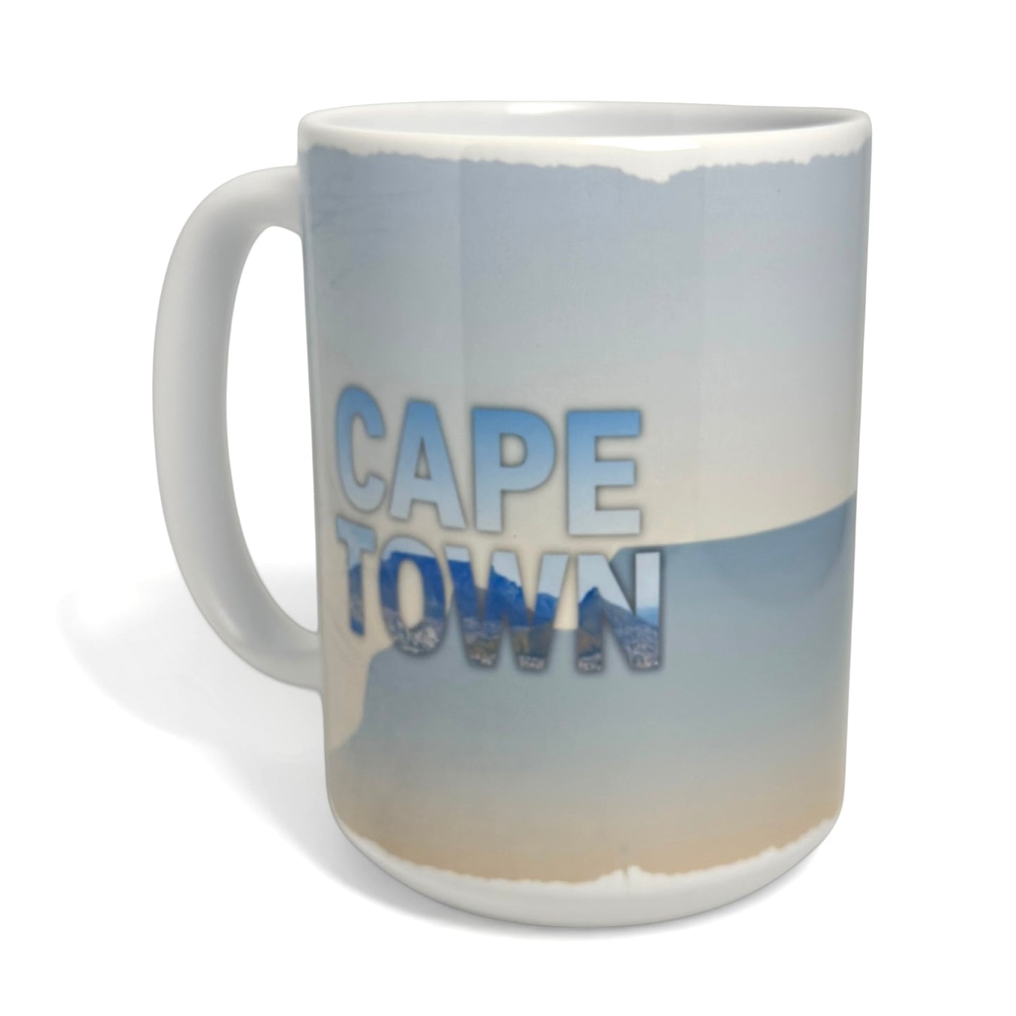 Cape Town Africa Silhouette Ceramic Mug