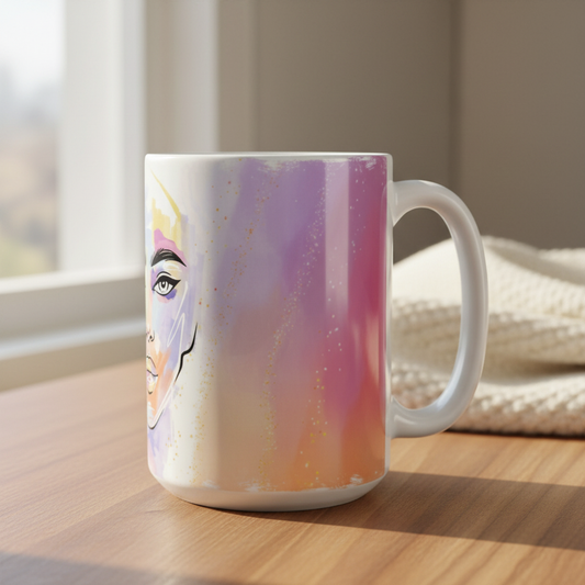 Artistic portrait mug - 1:1 square