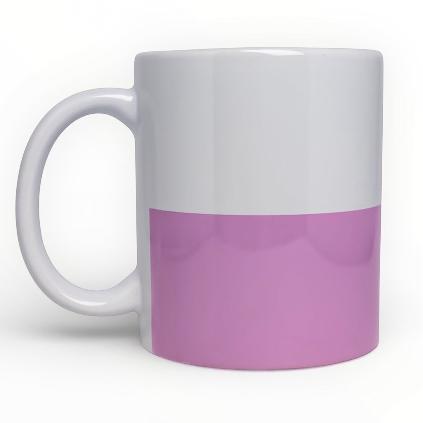 Modern Professional Personalized Mug - Pink Colorblock