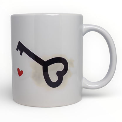 Key to My Heart Personalized Ceramic Mug
