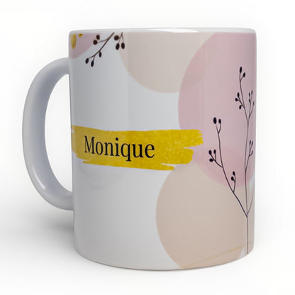 Floral Watercolor Personalized Mug