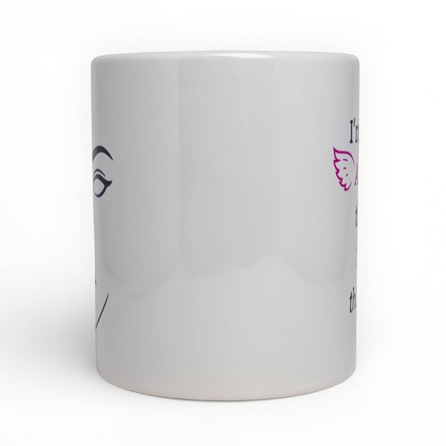 Abstract Face Line Art Ceramic Mug