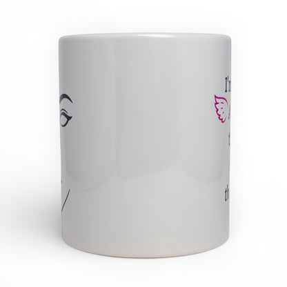 Abstract Face Line Art Ceramic Mug