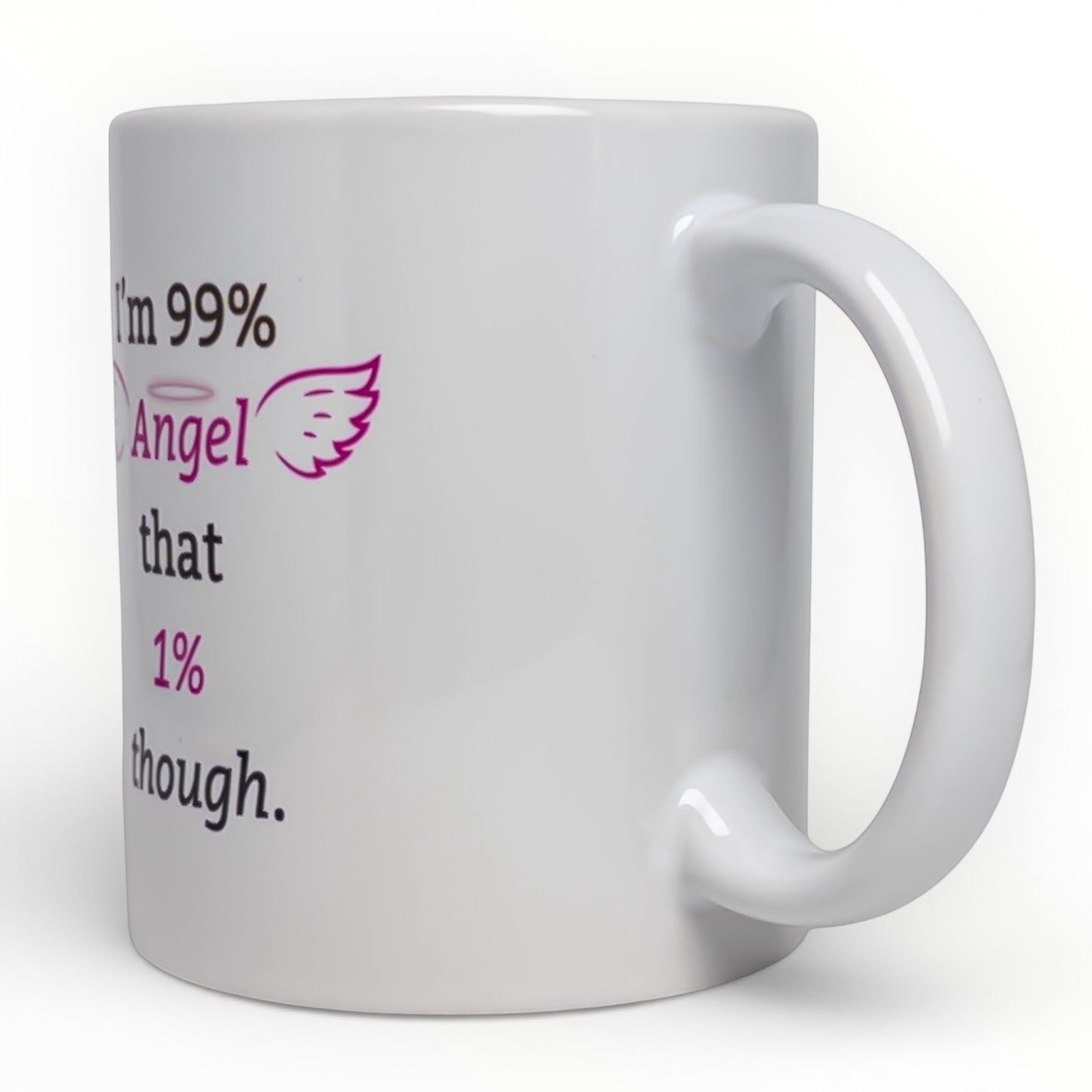 Abstract Face Line Art Ceramic Mug