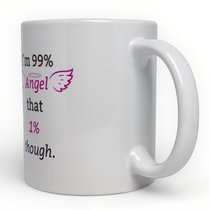 Abstract Face Line Art Ceramic Mug