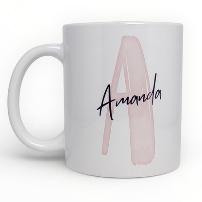 Personalized Monogram Initial Ceramic Mug