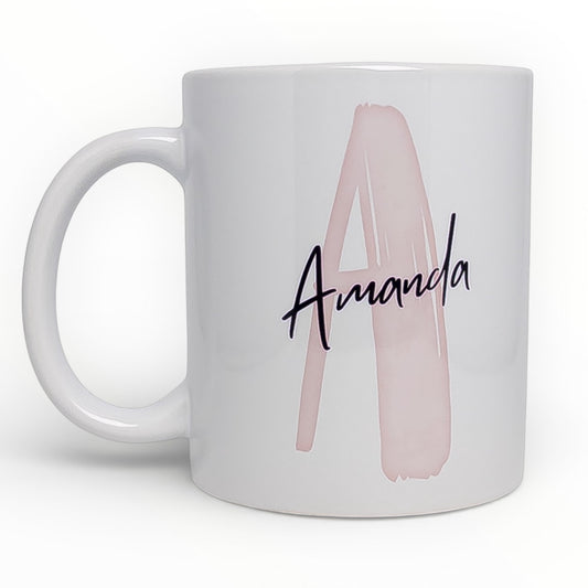 Personalized Monogram Initial Ceramic Mug