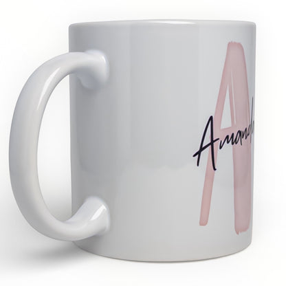 Personalized Monogram Initial Ceramic Mug
