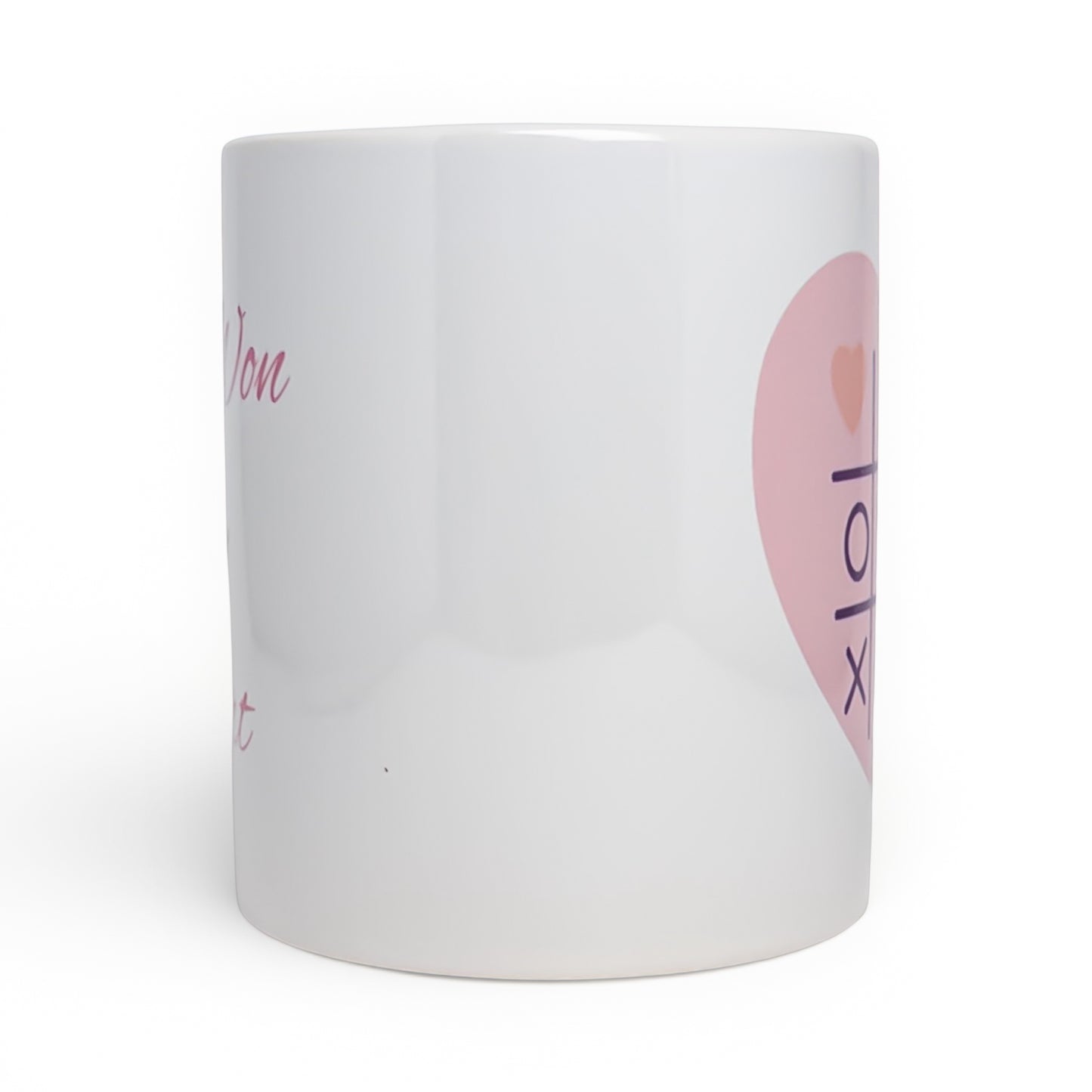You Won My Heart Tic-Tac-Toe Ceramic Mug