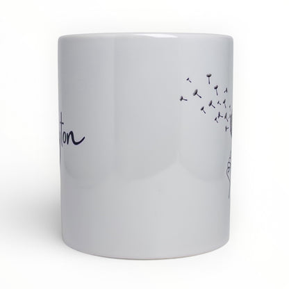 Personalized Dandelion Mug