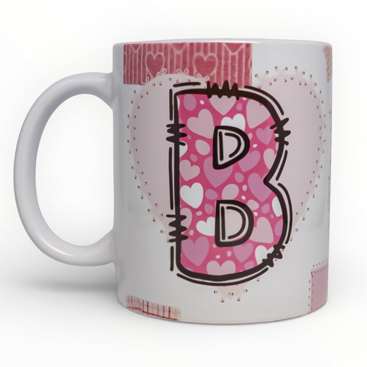 Geometric Patchwork Personalized Mug