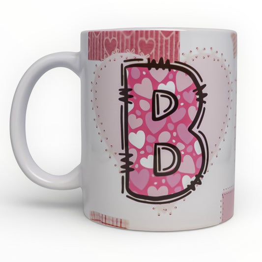 Geometric Patchwork Personalized Mug