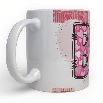 Geometric Patchwork Personalized Mug