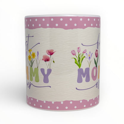 Best Mommy Ever Floral Mug
