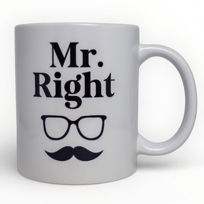 Mr. Right & Mrs. Always Right Couple Mug Set