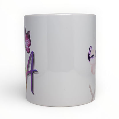 Personalized Wedding Initials Mug Set - Bride & Groom