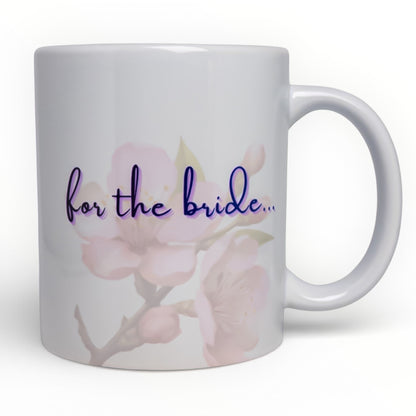 Personalized Wedding Initials Mug Set - Bride & Groom