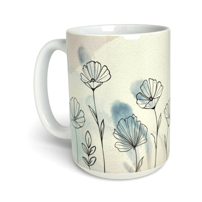 Botanical Line Art Mug