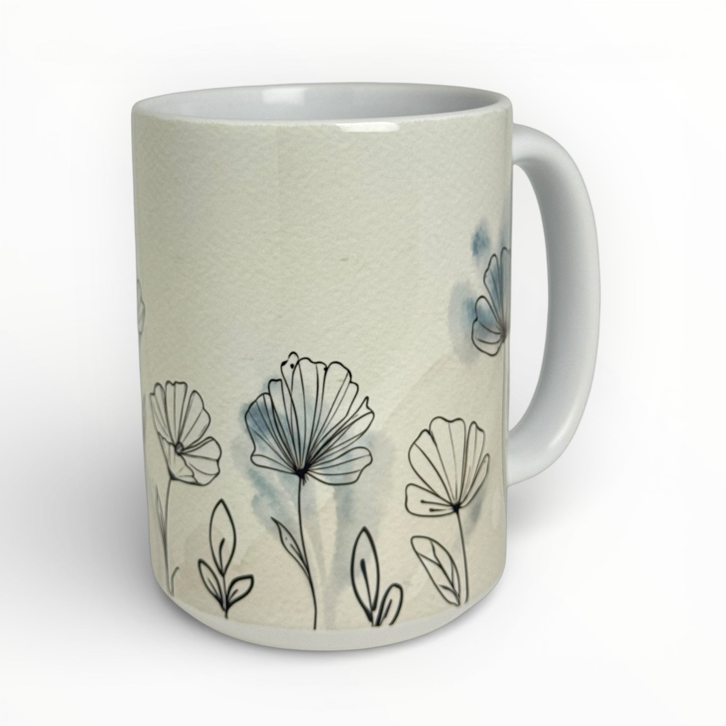 Botanical Line Art Mug