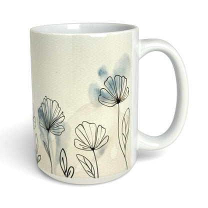 Botanical Line Art Mug