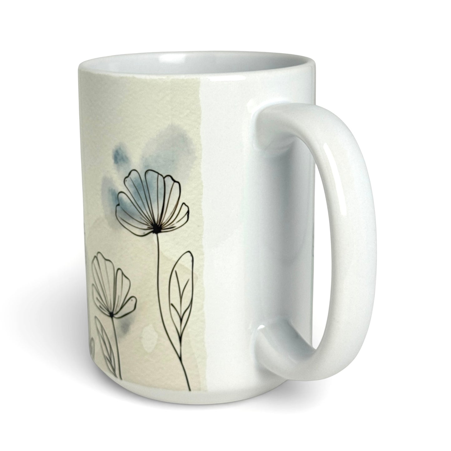 Botanical Line Art Mug
