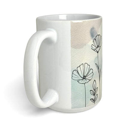 Botanical Line Art Mug