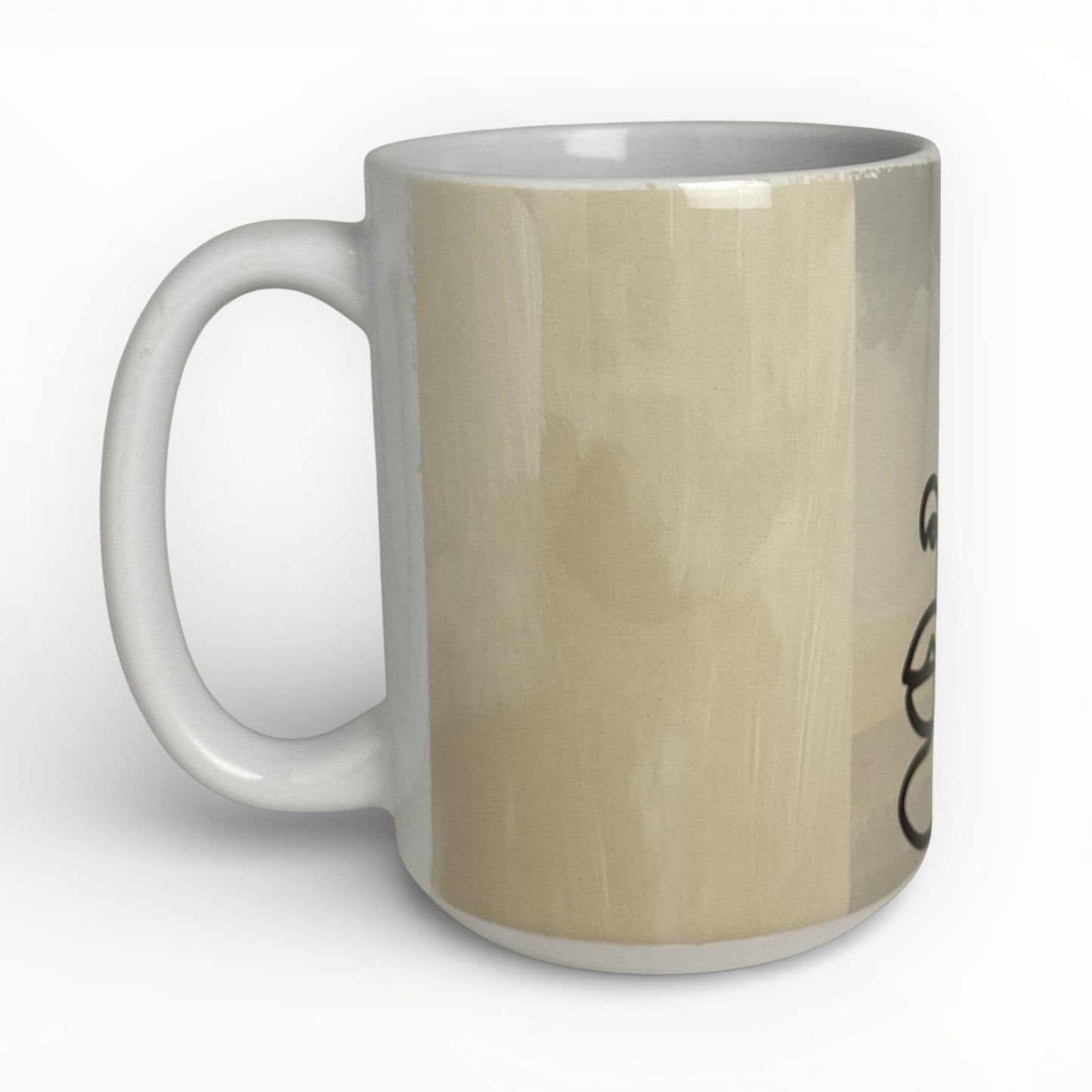 Abstract Face Watercolor Mug