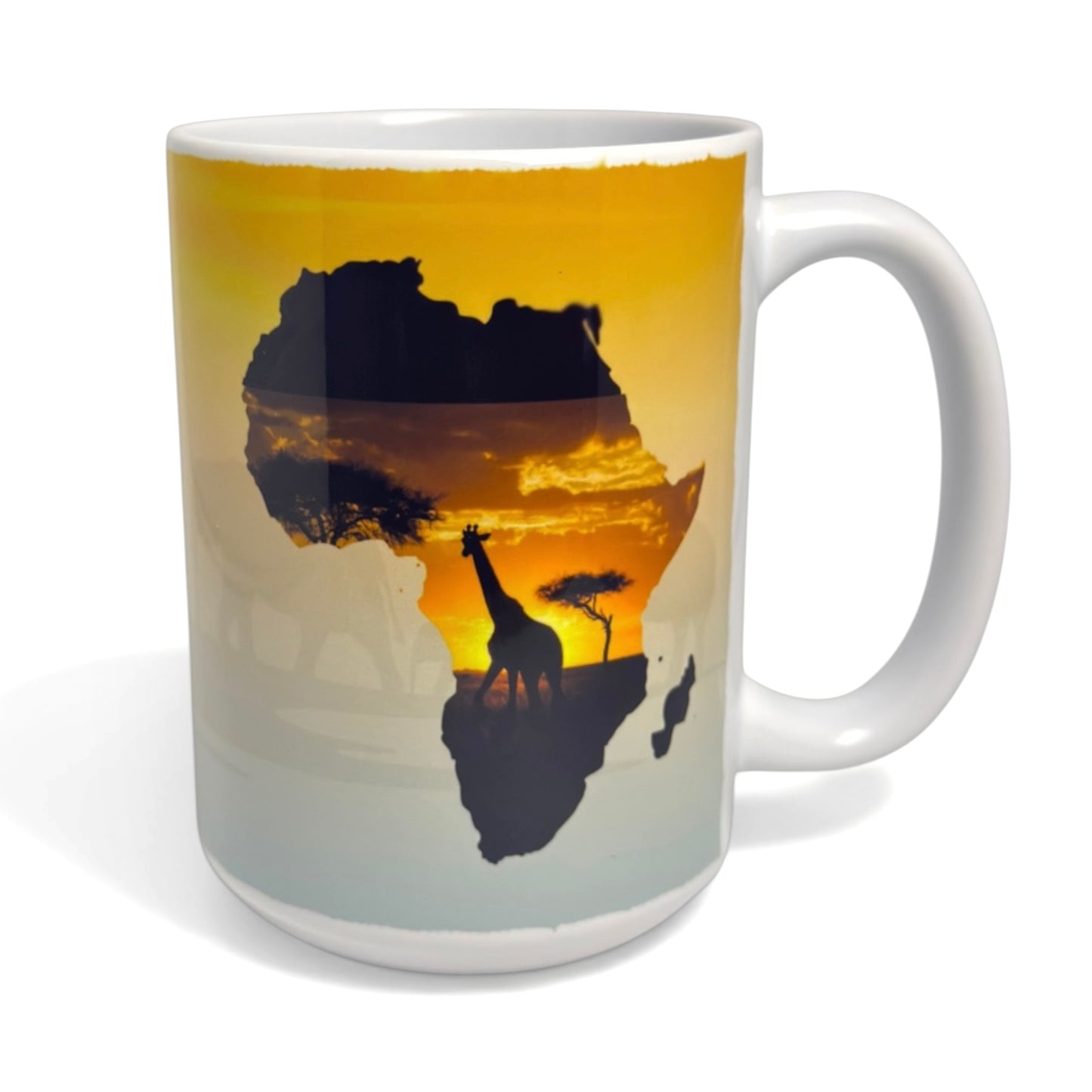 Africa Safari Sunset Ceramic Mug