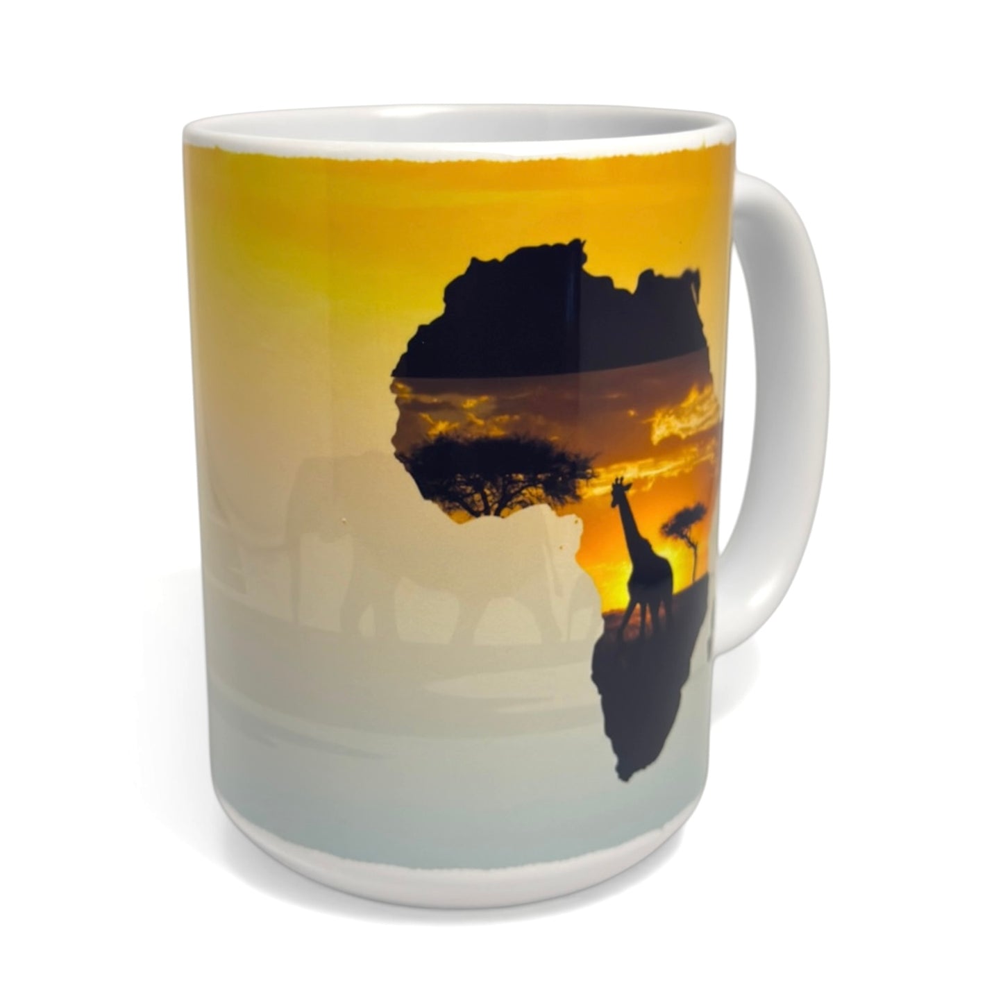 Africa Safari Sunset Ceramic Mug