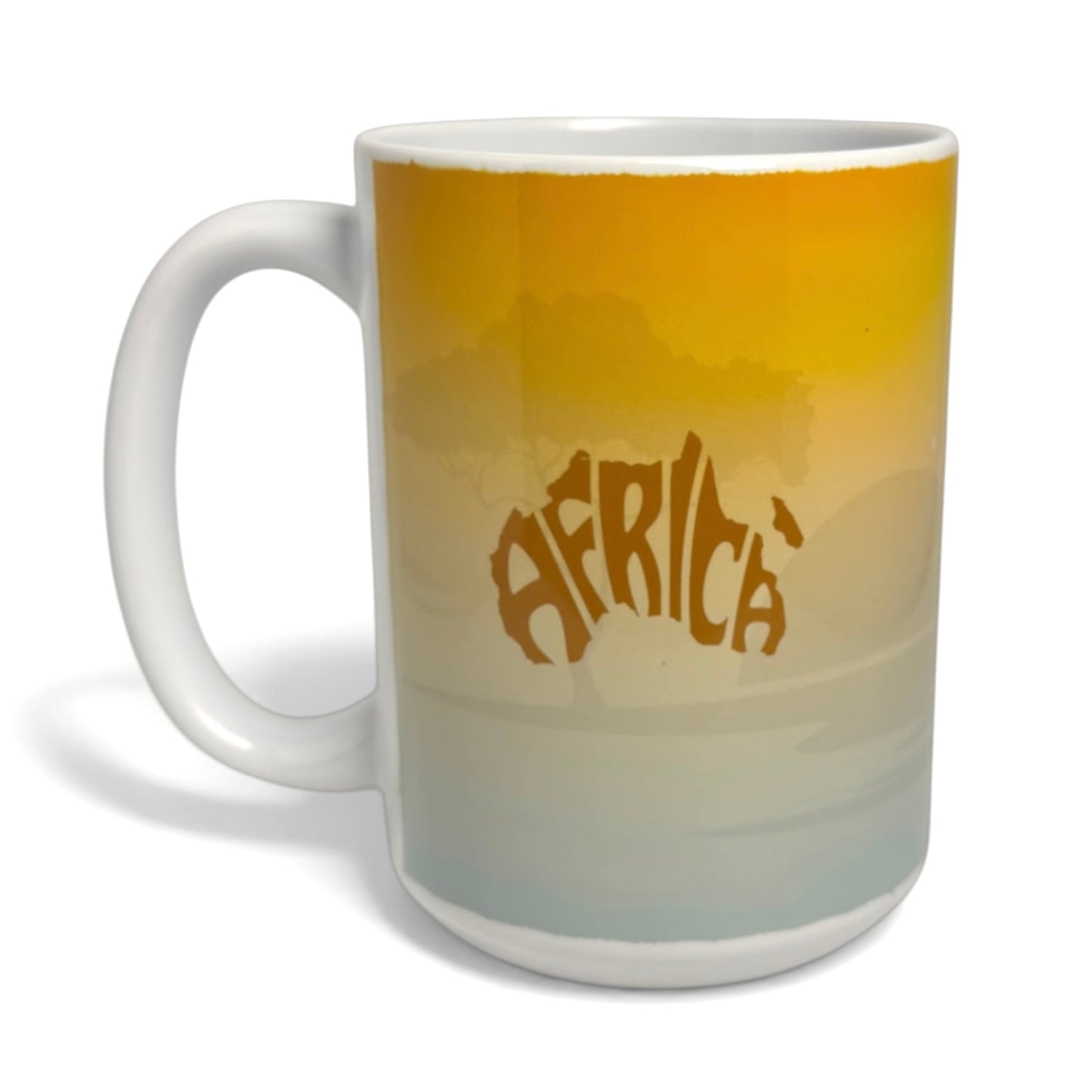 Africa Safari Sunset Ceramic Mug