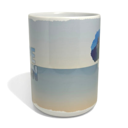 Cape Town Africa Silhouette Ceramic Mug
