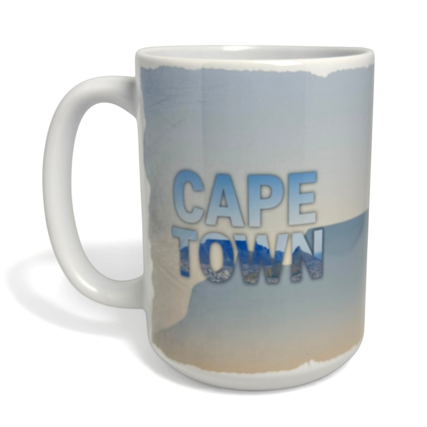 Cape Town Africa Silhouette Ceramic Mug