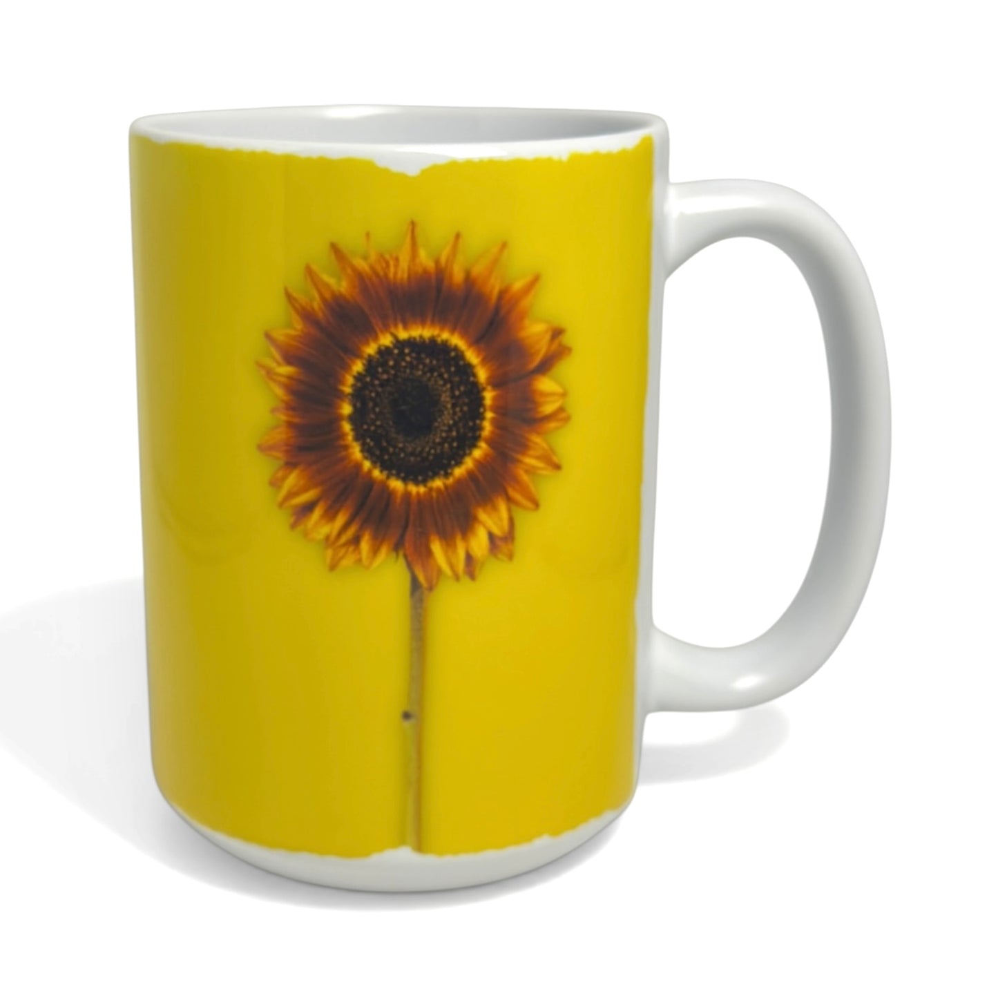 Sunflower Personalised Photo Ceramic Mug