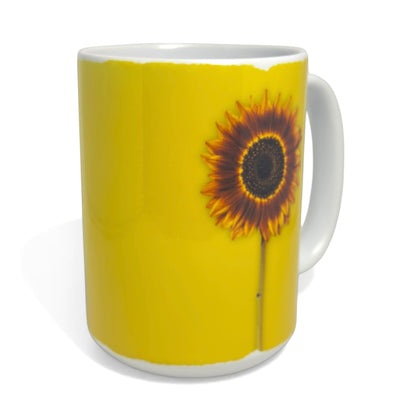 Sunflower Personalised Photo Ceramic Mug