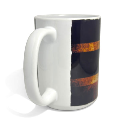 South African Flag Distressed Ceramic Mug