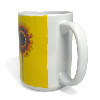 Sunflower Personalised Photo Ceramic Mug