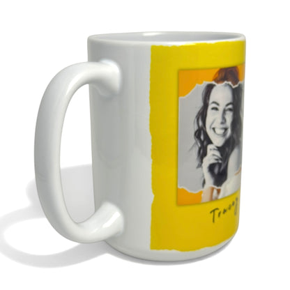 Sunflower Personalised Photo Ceramic Mug