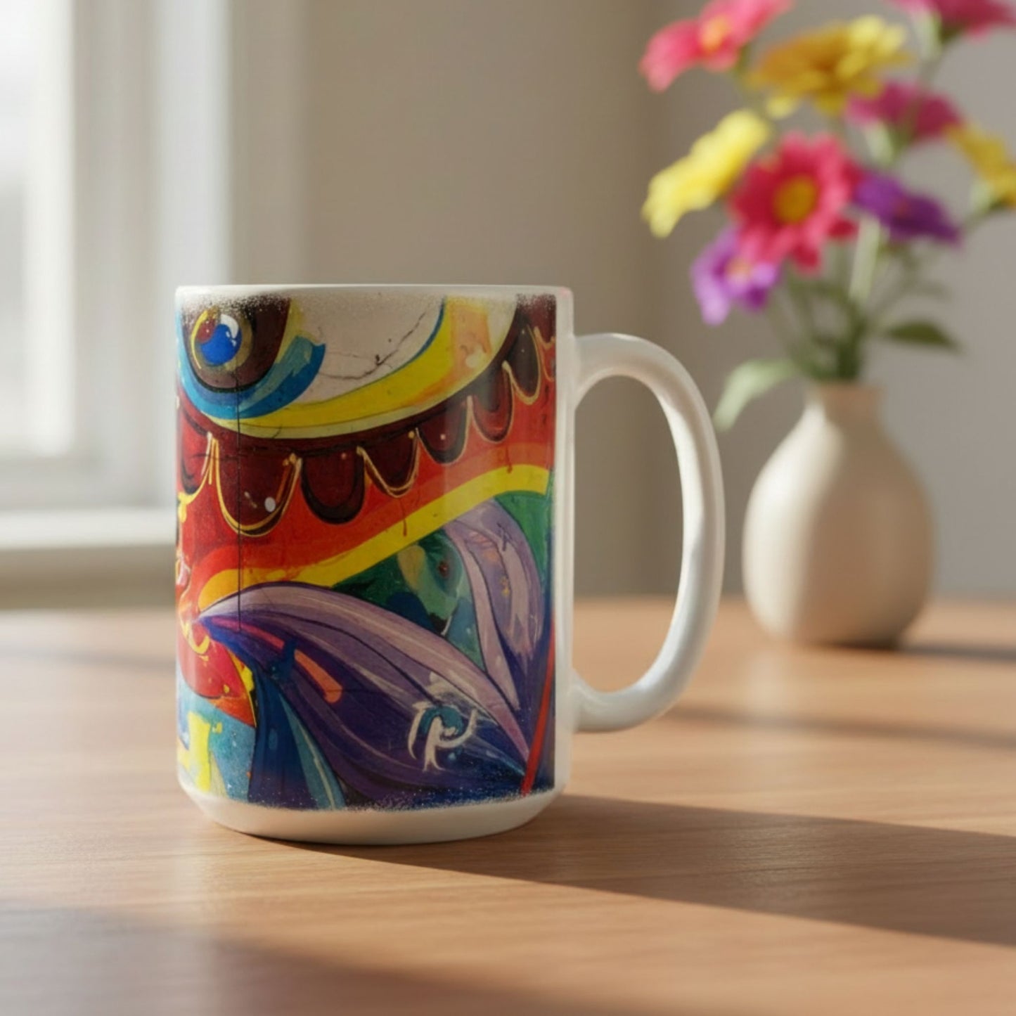 Art Edit Mug - Street Art Vibrance